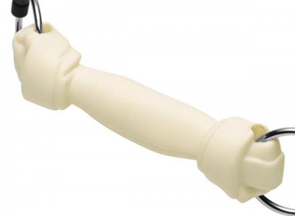 Silicone Dog Bone Gag White Sex Toy Product