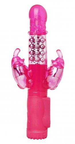Triple Pleasure Rabbit Vibe With Anal Stimulator Sex Toy Product