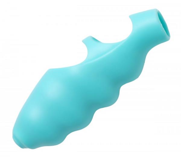 Finger Bang Her Vibe Teal Blue Finger Vibrator Sex Toy Product