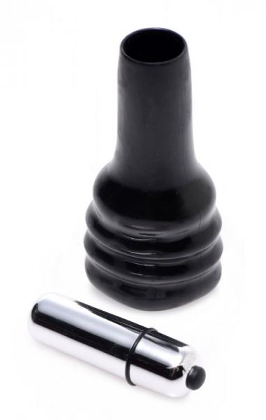 Vibrating Penis Head Teaser Black Sex Toy Product