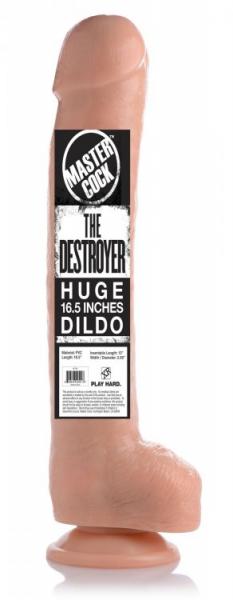 The Destroyer 16.5 Inches Dildo Beige Sex Toy Product