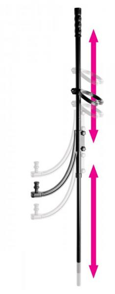 Pleasure Pole with 2 Attachments Sex Toy Product