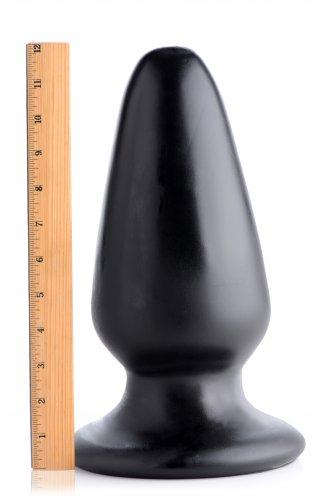 Gigantor XXXL Tapered Butt Plug Black Sex Toy Product