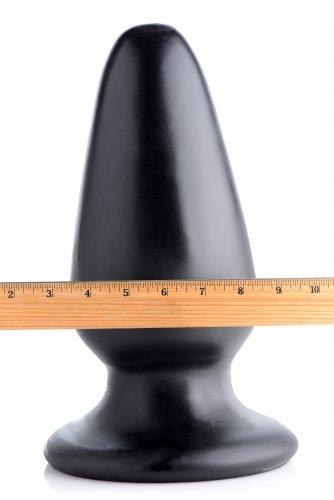 Gigantor XXXL Tapered Butt Plug Black Sex Toy Product