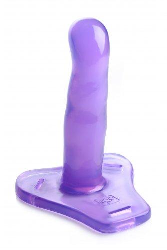 Comfort Ride Strap On Harness with Dildo Purple Sex Toy Product