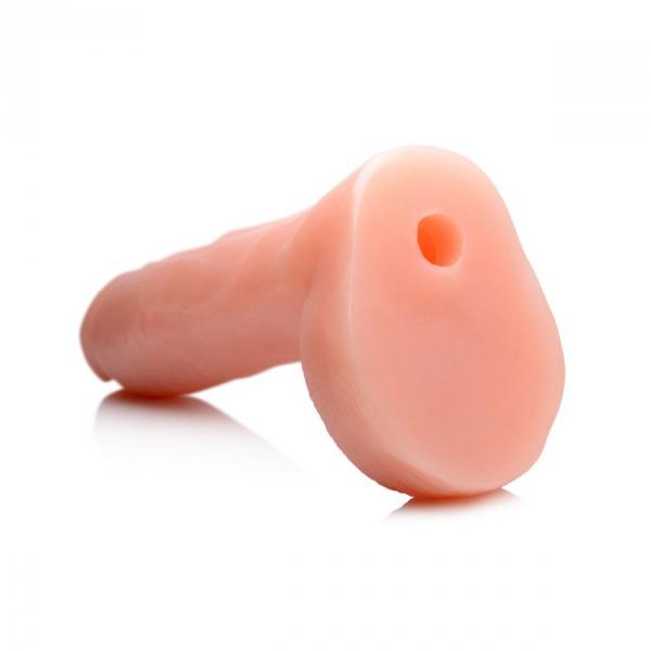 Lovebotz 10 Inches Cock Lock Dildo With Balls Beige Sex Toy Product