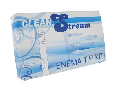 Clean Stream Enema Tip Set Black Sex Toy Product