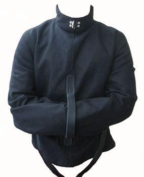 Black Canvas Straitjacket Medium Black Sex Toy Product