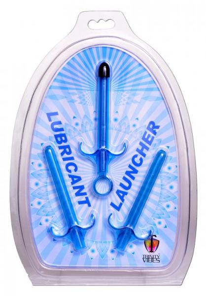 Trinity Vibes Lubricant Launcher 3 Pack Blue Sex Toy Product