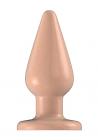 Butt Plug Rubber 7 inches Model 2 Beige Sex Toy Product