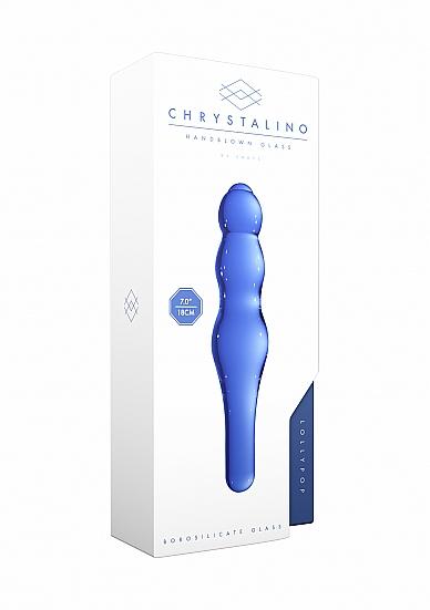 Chrystalino Lollypop Blue Glass Wand Sex Toy Product