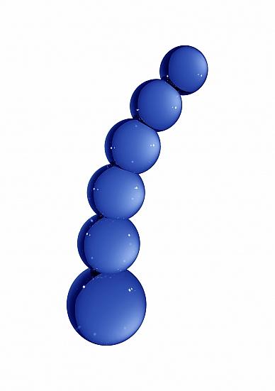 Chrystalino Planets Blue Glass Probe Sex Toy Product