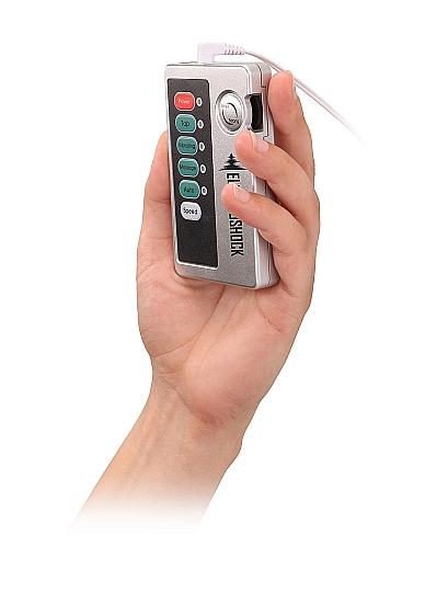 Shots Electroshock E-Stimulation Gloves Gray Sex Toy Product