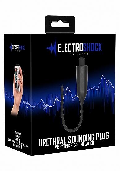 Electro Shock - Urethral Sounding Plug - Black Sex Toy Product
