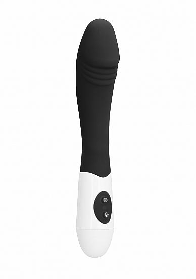 Ribbed Vibrator Black Sex Toy Product