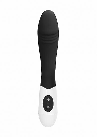 Ribbed Vibrator Black Sex Toy Product