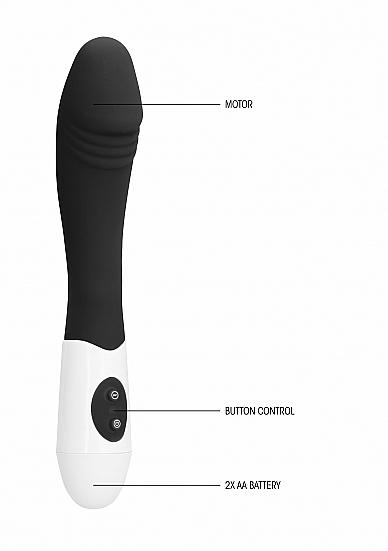 Ribbed Vibrator Black Sex Toy Product