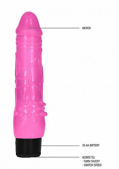 GC 8 Inches Fat Realistic Dildo Vibe Pink Sex Toy Product