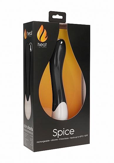 Spice - Rechargeable Heating G-spot Vibrator - Black Sex Toy Product