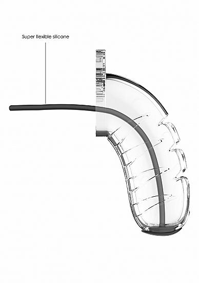 Model 16 Chastity 4.5 inches Cock Cage Silicone Urethral Sound Sex Toy Product