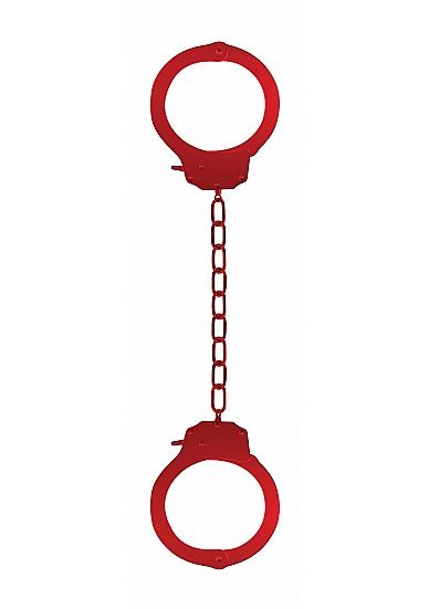 Pleasure Legcuffs - Red Sex Toy Product