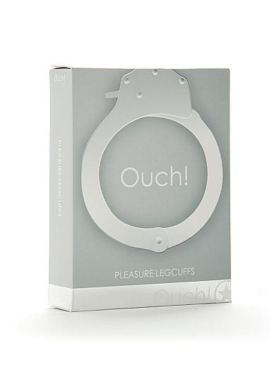 Pleasure Legcuffs - White Sex Toy Product