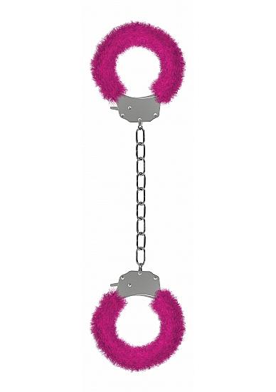 Pleasure Legcuffs Furry Pink Sex Toy Product