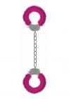 Pleasure Legcuffs Furry Pink Sex Toy Product
