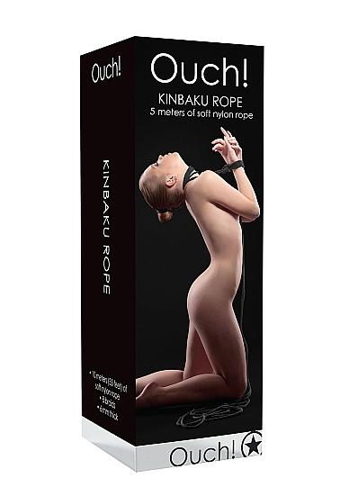 Kinbaku Rope - 5m - Black Sex Toy Product