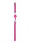 Ouch Gag Ball Leather Straps Pink O/S Sex Toy Product