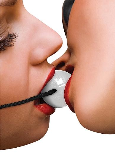 Ouch Candy Ball Gag White Vanilla Flavor O/S Sex Toy Product