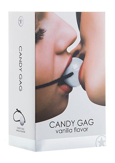 Ouch Candy Ball Gag White Vanilla Flavor O/S Sex Toy Product