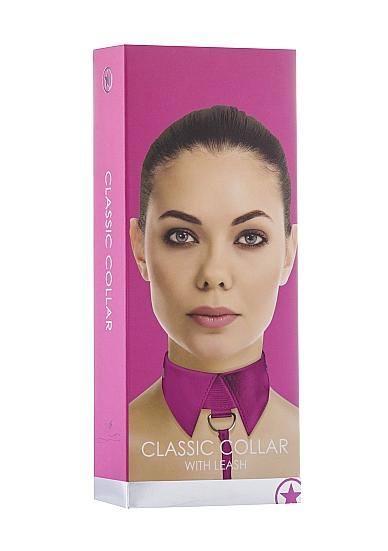 Ouch Classic Collar With Leash Pink Sex Toy Product