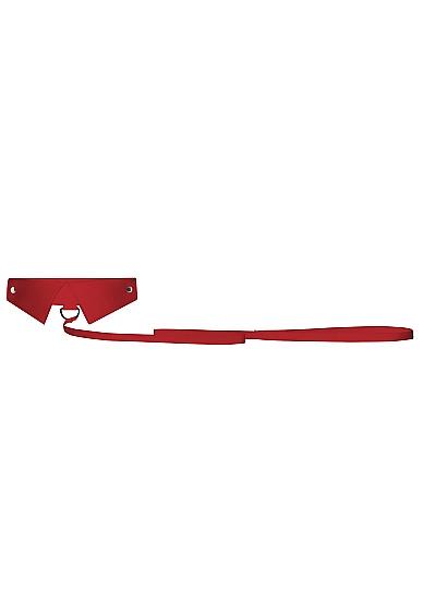 Ouch Classic Collar With Leash Red Sex Toy Product