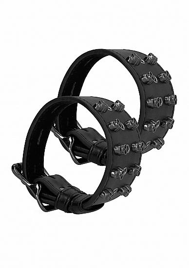 Ouch! Skulls And Bones Handcuffs With Skulls Black Sex Toy Product