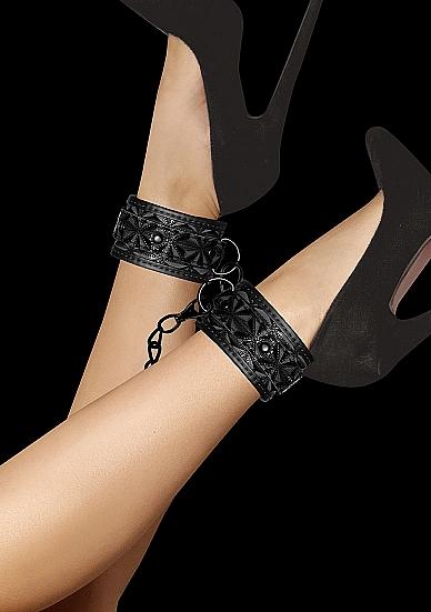 Luxury Ankle Cuffs - Black Sex Toy Product