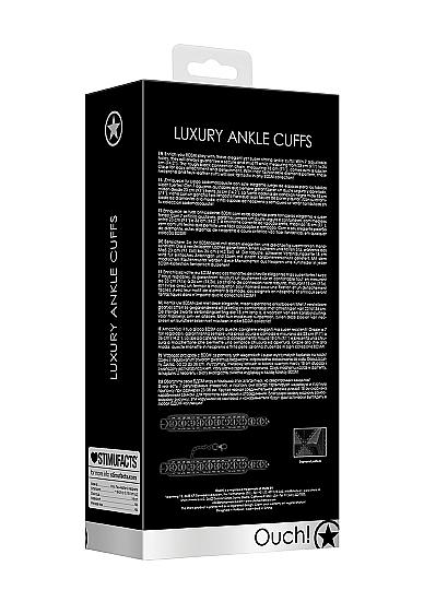 Luxury Ankle Cuffs - Black Sex Toy Product