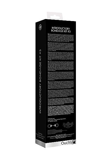 Ouch Introductory Bondage Kit #3 Black Sex Toy Product