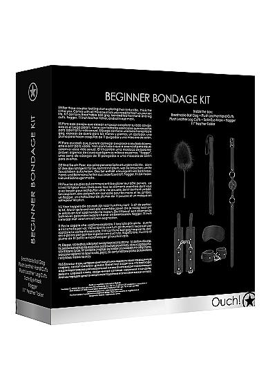 Ouch Beginners Bondage Kit Black Sex Toy Product