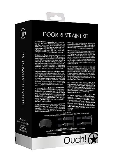 Ouch Door Restraint Kit Black Sex Toy Product