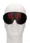 Ouch! Blindfold Slut Black O/S Sex Toy Product