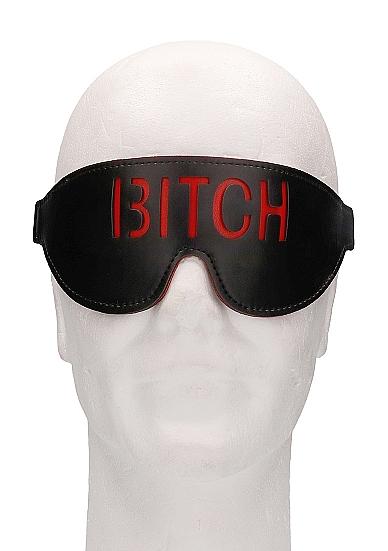 Ouch! Blindfold Bitch Black O/S Sex Toy Product