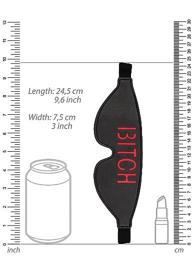 Ouch! Blindfold Bitch Black O/S Sex Toy Product