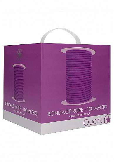 Bondage Rope - 100 Meters - Purple Sex Toy Product