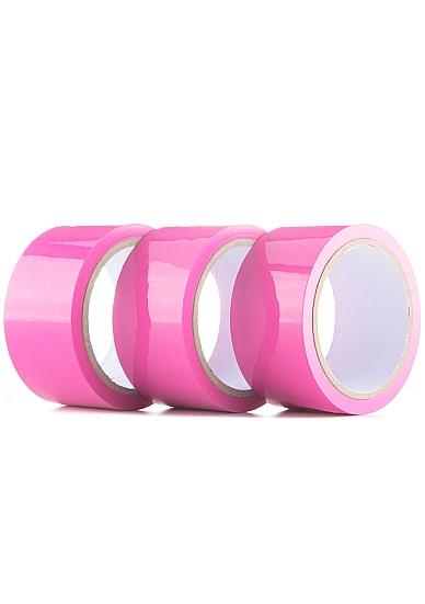 Ouch Bondage Tape 3 Pack Pink Sex Toy Product