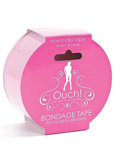 Ouch Bondage Tape 65.61 feet Light Pink Sex Toy Product