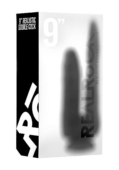 Shots Realistic Double Cock 9 Inches Black Dildo Sex Toy Product