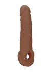 Penis Extender With Rings 8.66 inches Brown Sex Toy Product