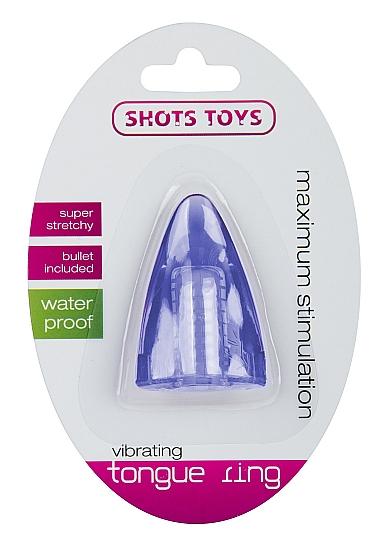 Vibrating Tongue Ring Blue Sex Toy Product