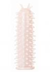 Spiky Penis Extension Skin Beige Sex Toy Product